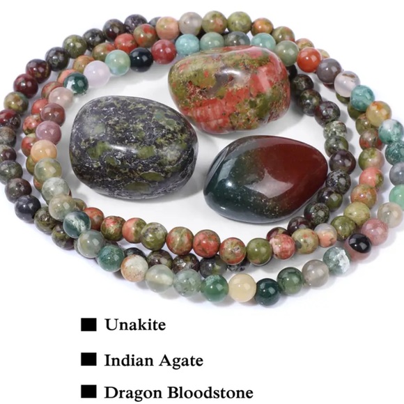 Set of gemstone Bracelets and Gemstones - Picture 5 of 5